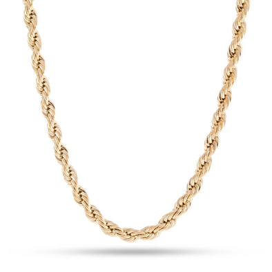 5mm 14K Gold Rope Chain