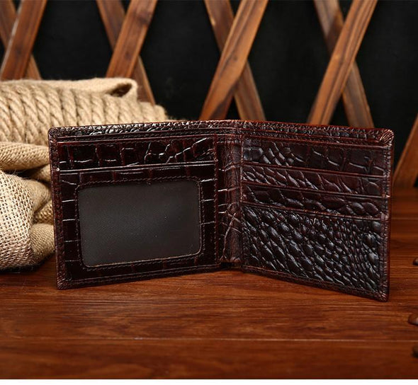 Crocodile Embossed Bi-fold