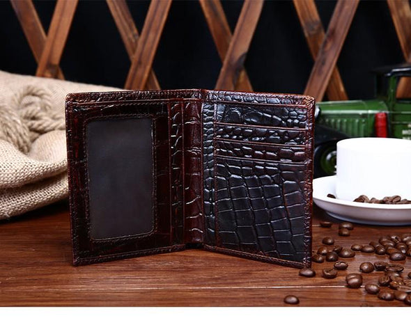 Crocodile Embossed Bi-fold